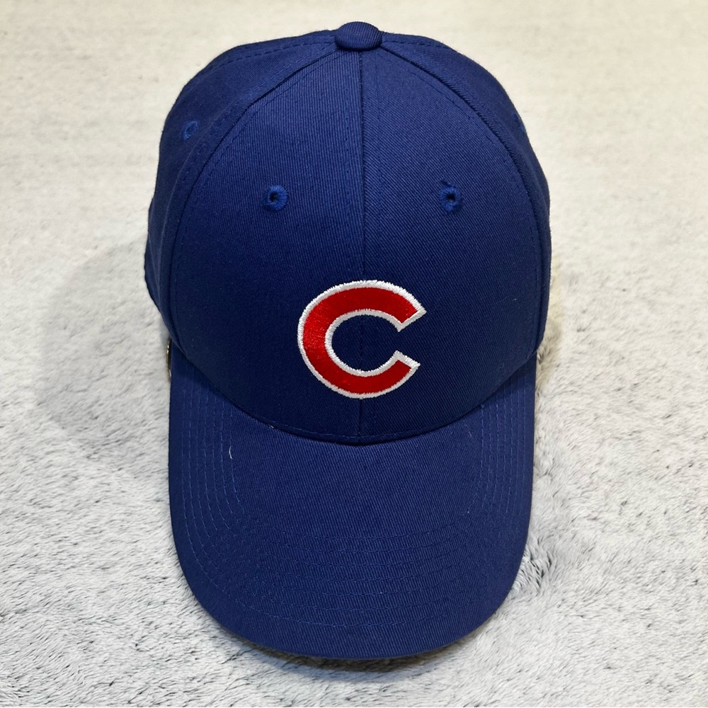 Blue Chicago Cubs Baseball Youth Cap with Red C Logo